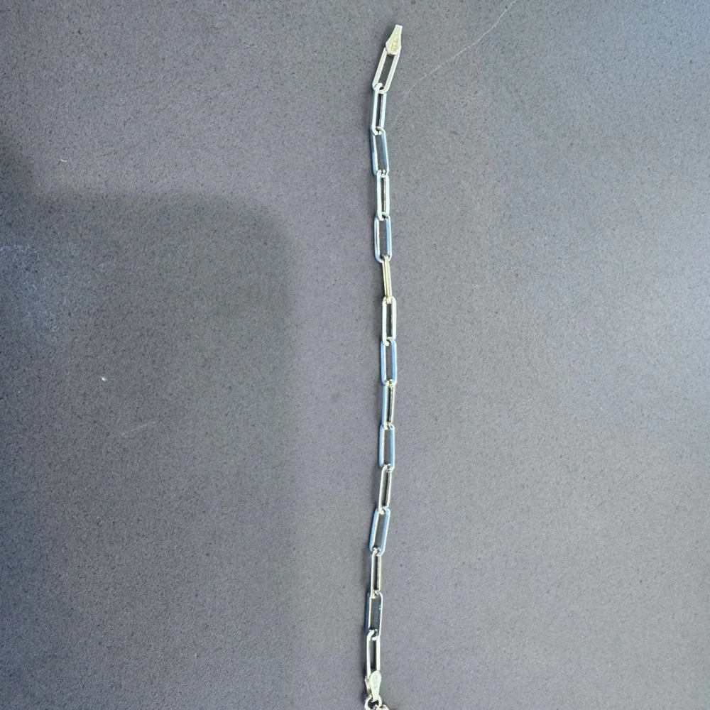 Brilliant Earth Devon Paperclip Chain Bracelet Extra Large 14k Yellow Gold 6.5in - Picture 3 of 9
